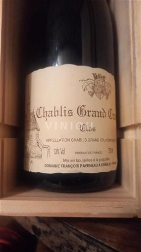Borgogna Chablis Grand Cru Domaine François Raveneau Clos 2012