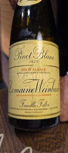 Alsasko Grand Cru Domaine Weinbach Pinot Blanc 2023