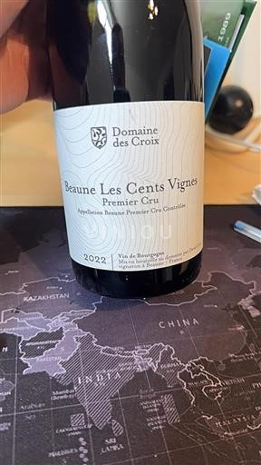 Burgundy Beaune Premier Cru Domaine Des Croix Beaune Les Cents Vignes 2022