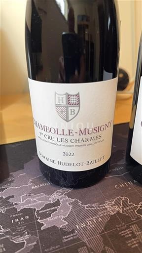 Burgundy Chambolle-Musigny Premier Cru Domaine Hudelot-Baillet 1er Cru Les Charmes 2022