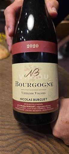 Bourgondië Bourgogne Nicolas Burguet Vieilles Vignes 2020