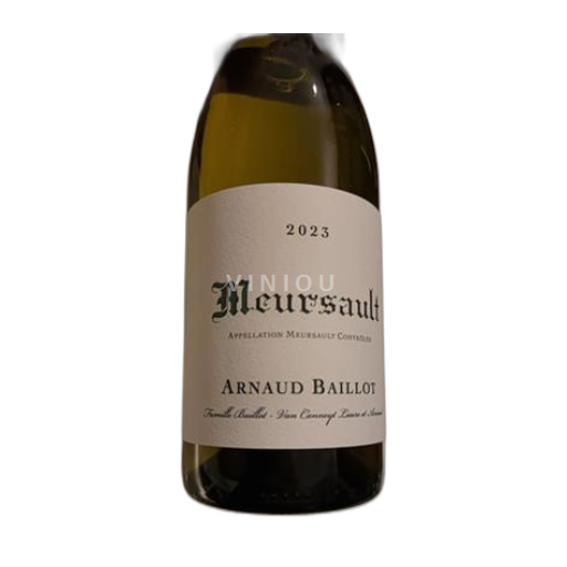 Bourgogne Meursault Arnaud Baillot 2023