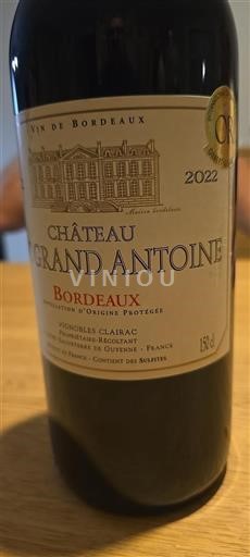 Bordeaux Château Grand Antoine 2022