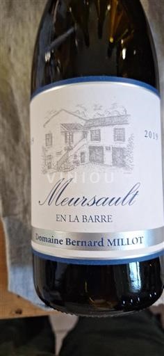 Bourgogne Meursault Domaine Bernard Millot En La Barre 2019