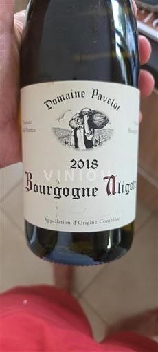 Burgundsko Bourgogne-aligoté Domaine Pavelot 2018