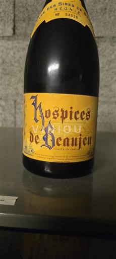 Beaujolais Régnié Hospices de Beaujeu des Sires de Beaujeu 2003