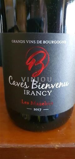 Burgundy Irancy Caves Bienvenu Les Mazelots 2017