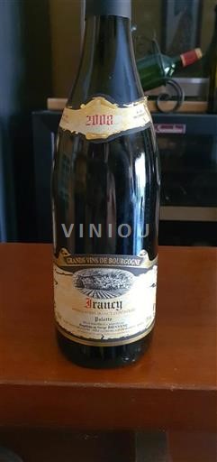 Burgundy Irancy Baptiste et Serge Bienvenu Palotte 2008