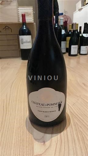 Borgogna Pommard Grand Cru Château Pommard Clos Marey-Monge 2011