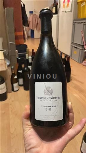 Borgogna Pommard Château Pommard Vivant Micault 2013