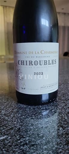 Vin Rouge sec Domaine La Charmeraie 2023 France Beaujolais Chiroubles AOC
