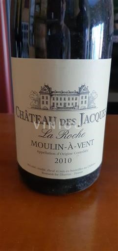 Beaujolais Moulin-à-vent Château Des Jacques La Roche 2010