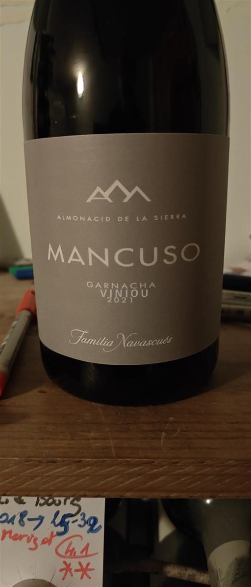 Aragon Cariñena Familia Navascués Mancuso 2021