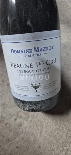 Burgund Beaune Premier Cru Domaine Mazilly Les Boucherottes 2021