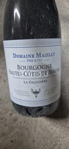 Bourgondië Hautes Côtes de Beaune Domaine Mazilly Père & Fils La Daignère 2021