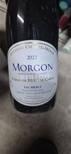 Beaujolais Morgon Domaine Chante-Merle Vieilli en Fûts de Chêne 2022