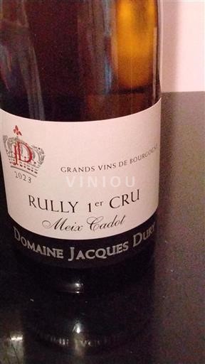 Bourgondië Rully Premier Cru Domaine Jacques Dury Meix Cadot 2023