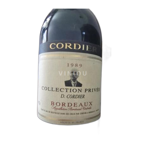 Burdeos Bordeaux Cordier Collection Privée D. Cordier 1989