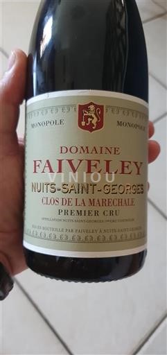 Vin Rouge sec Clos de la Maréchale Domaine Faiveley 2001 France Bourgogne Nuits-saint-georges AOC Premier Cru