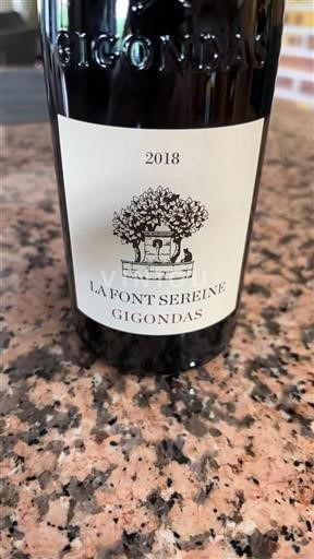 Rhône Valley Gigondas La Font Sereine 2018