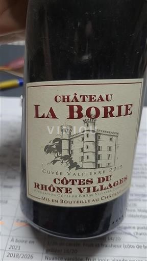 Údolí Rhôny Côtes-du-Rhône-villages Château La Borie Valpierre 2019