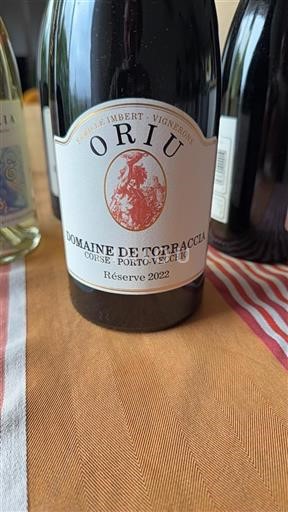 Corsica Not Specified Domaine Torraccia Oriu 2022