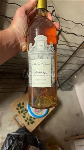 Bordeaux Sauternes Château Arche Arche-Lafaurie 2000