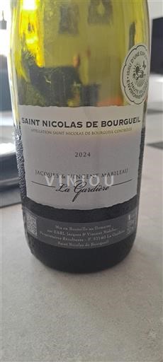 Vallée de la Loire Saint-Nicolas-De-Bourgueil Jacques & Vincent Mabileau La Gardière 2024