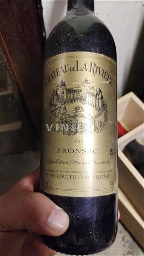 Vins Fronsac Château de La Rivière - 2016 - Avis, conseil