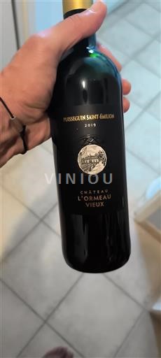 Vin Rouge sec Château L'Ormeau Vieux 2019 France Bordeaux Puisseguin-saint-émilion AOC