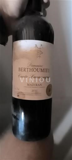 Sud-Ouest Madiran Domaine Berthoumieu Lacassagne 2010