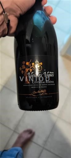 Rhônen laakso Côtes-du-rhône Charles Adelin Vieilles Vignes 2018