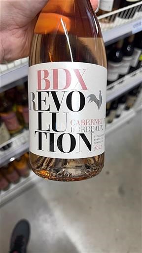 Vin Rosé sec BDX Revolution 2022 France Bordeaux AOC
