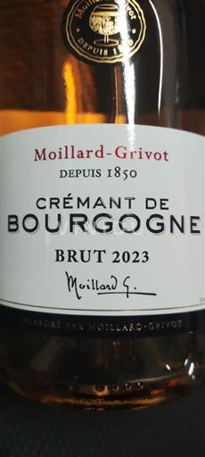 Burgundy Crémant de Bourgogne Moillard-Grivot 2023