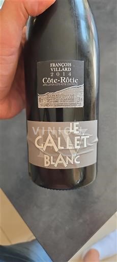 Valle del Rodano Côte-rôtie François Villard Le Gallet Blanc 2014