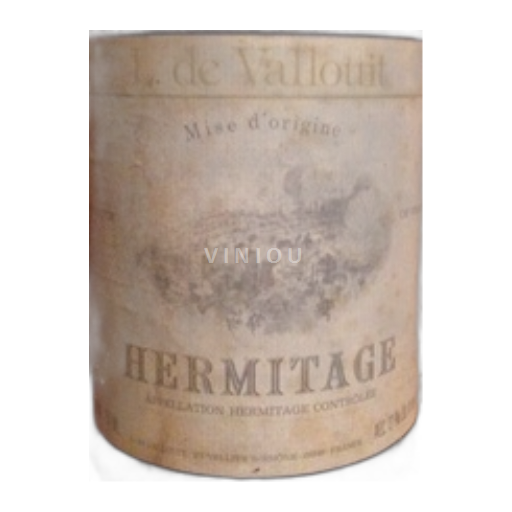 Rhônen laakso Hermitage Domaine Vallouit 1986