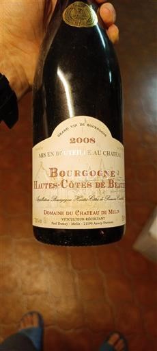 Borgogna Hautes Côtes de Beaune Domaine De Melin 2008