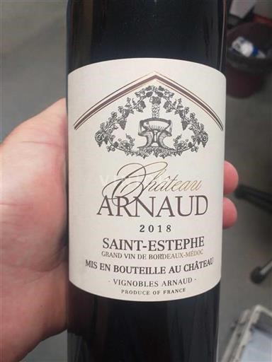 Bordeaux Saint-Estèphe Château Arnaud 2018