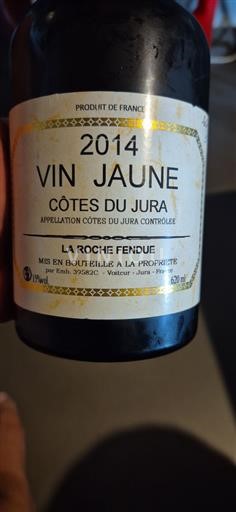 Jura Côtes du Jura La Roche Fendue Vin Jaune 2014