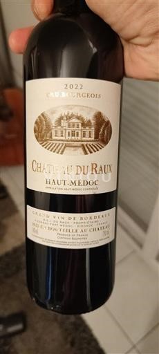 Bordeaux Haut-Médoc Cru Bourgeois Château Raux 2022