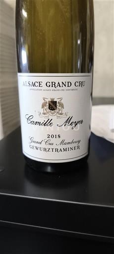 Alsace Määrittelemätön Grand Cru Camille Meyer 2018