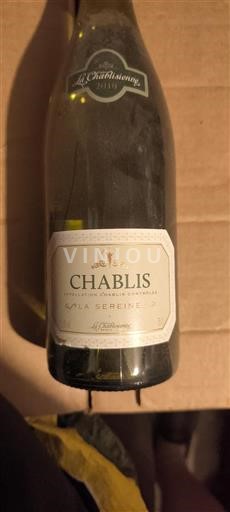 Burgundy Chablis La Chablisienne La Sereine 2016