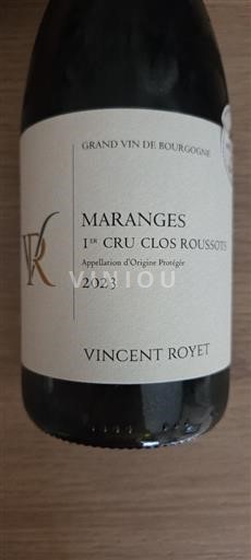 Borgogna Maranges Premier Cru Vincent Royet 1er Cru Clos Roussots 2023