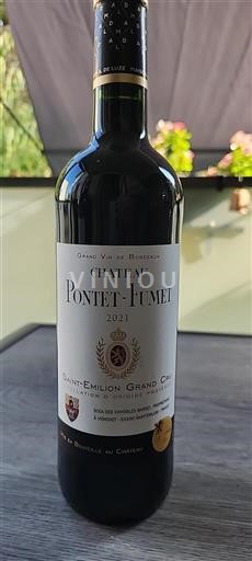 Bordeaux Saint-Émilion Grand Cru Château Pontet-Fumet 2021