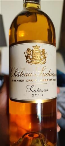 Bordeaux Sauternes Premier Cru Château Suduiraut 2018