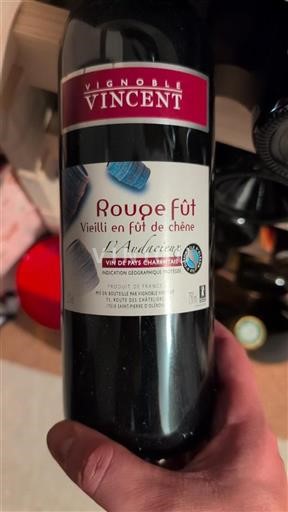 Sud-Ouest Vignoble Vincent Rouge Fût de Chêne Non Millésimé
