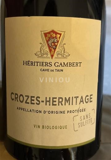 Rhônen laakso Crozes-Hermitage Héritiers Gambert 2020