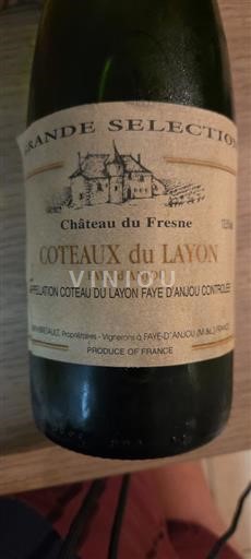 Údolí Loiry Coteaux-du-Layon Château Fresne Grande Sélection Neročník