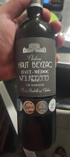 Bordeaux Haut-Médoc Cru Bourgeois Château Haut Beyzac 2018