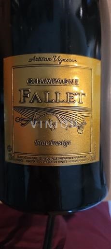 Champanhe Fallet Brut Prestige Não Sazonado